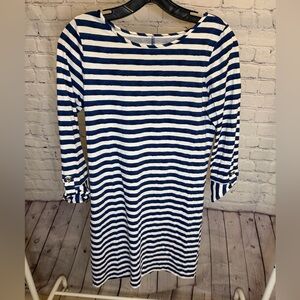 Lilly Pulitzer Navy and White Striped Dress